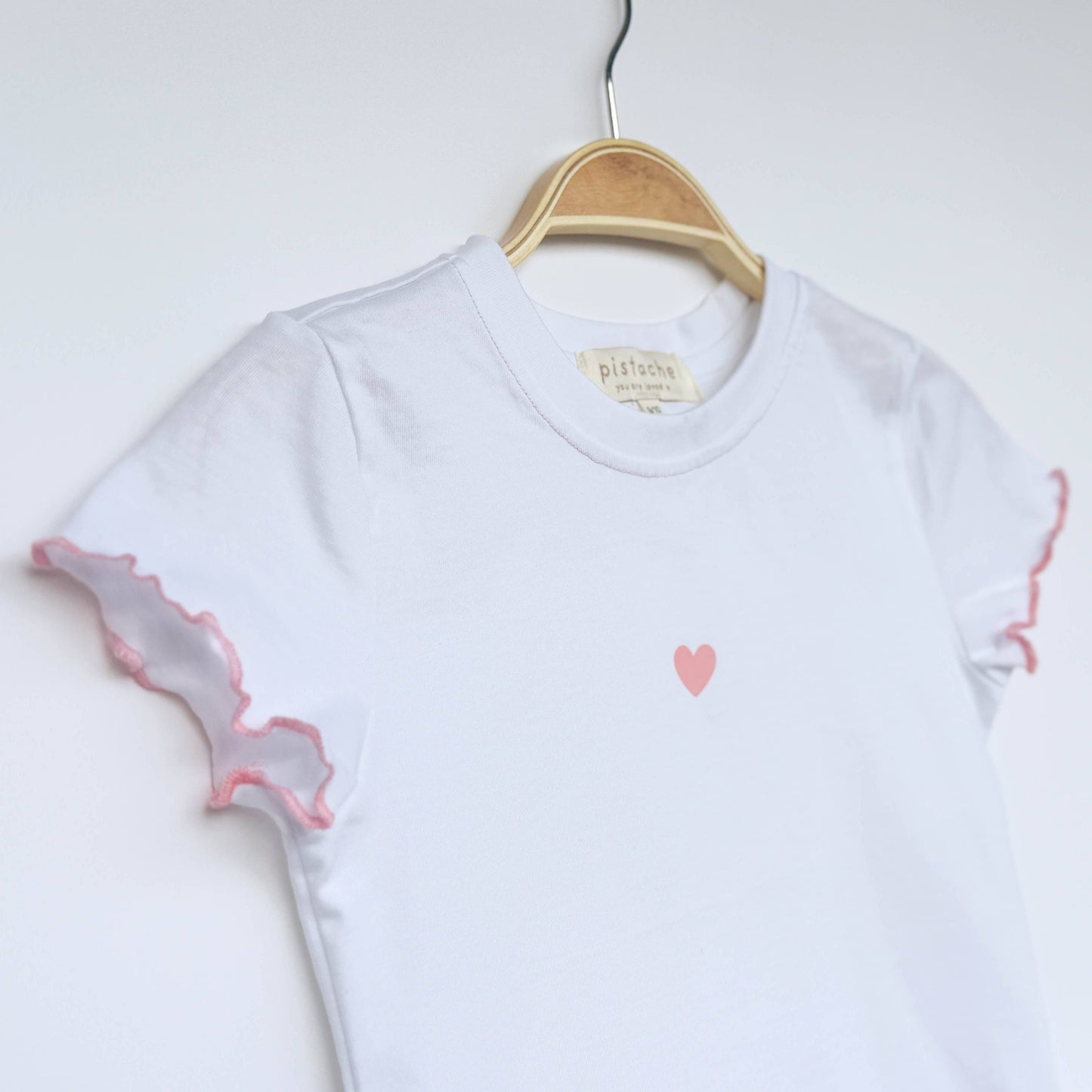 Girls' Pink Lettuce Edge Graphic T-shirt