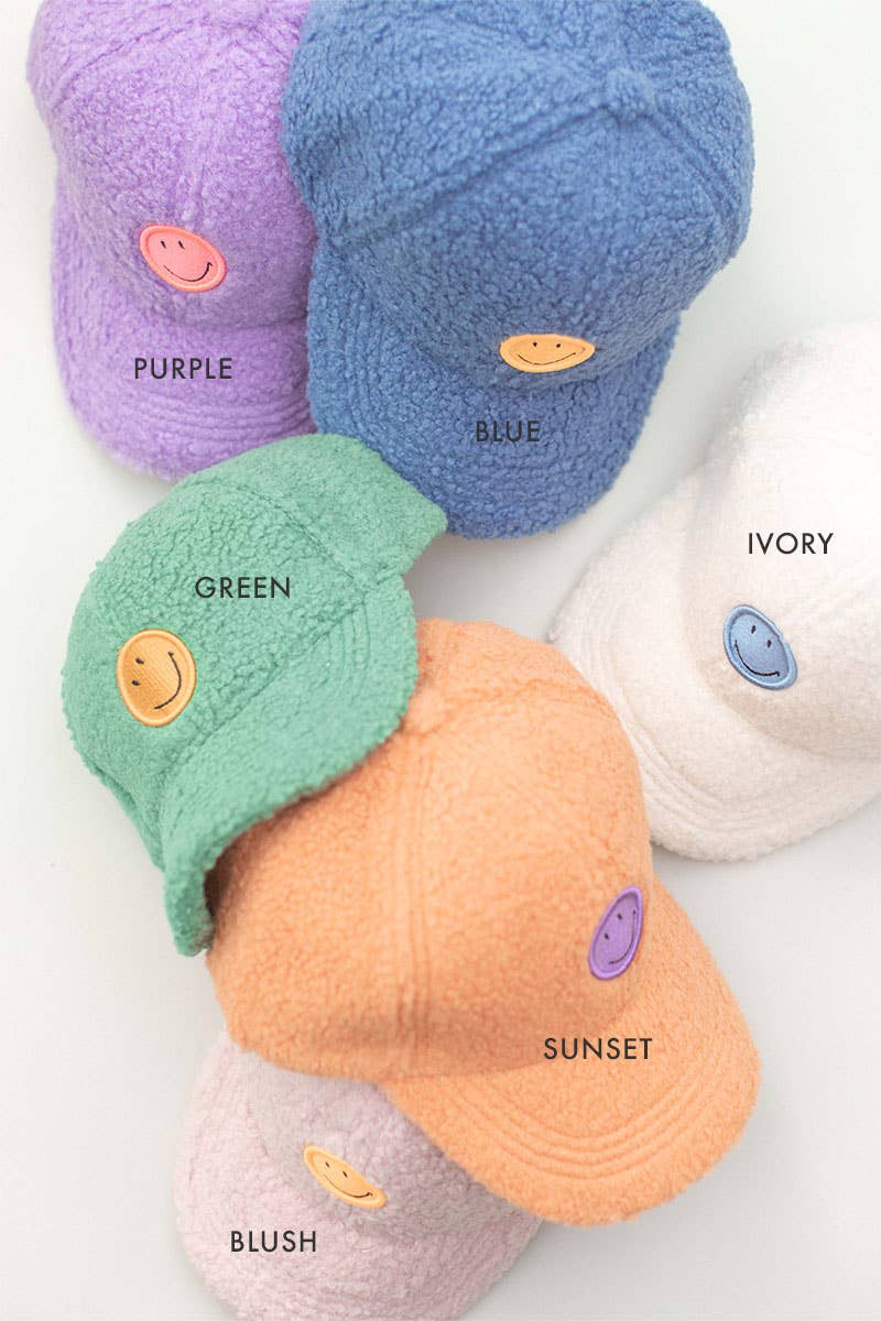 Smiley Boucle Kids Baseball Hat