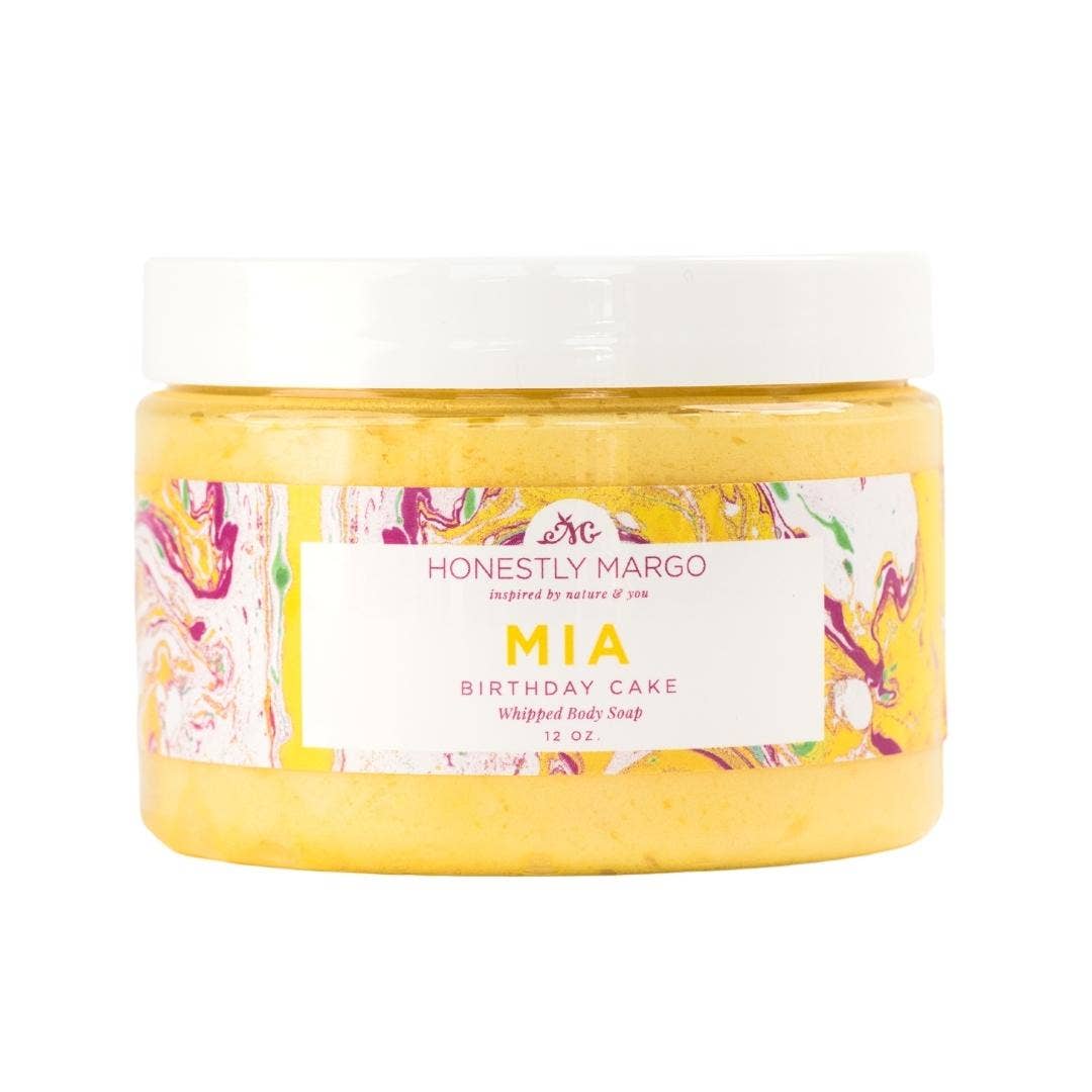 Birthday Cake Mia Whipped Body Soap