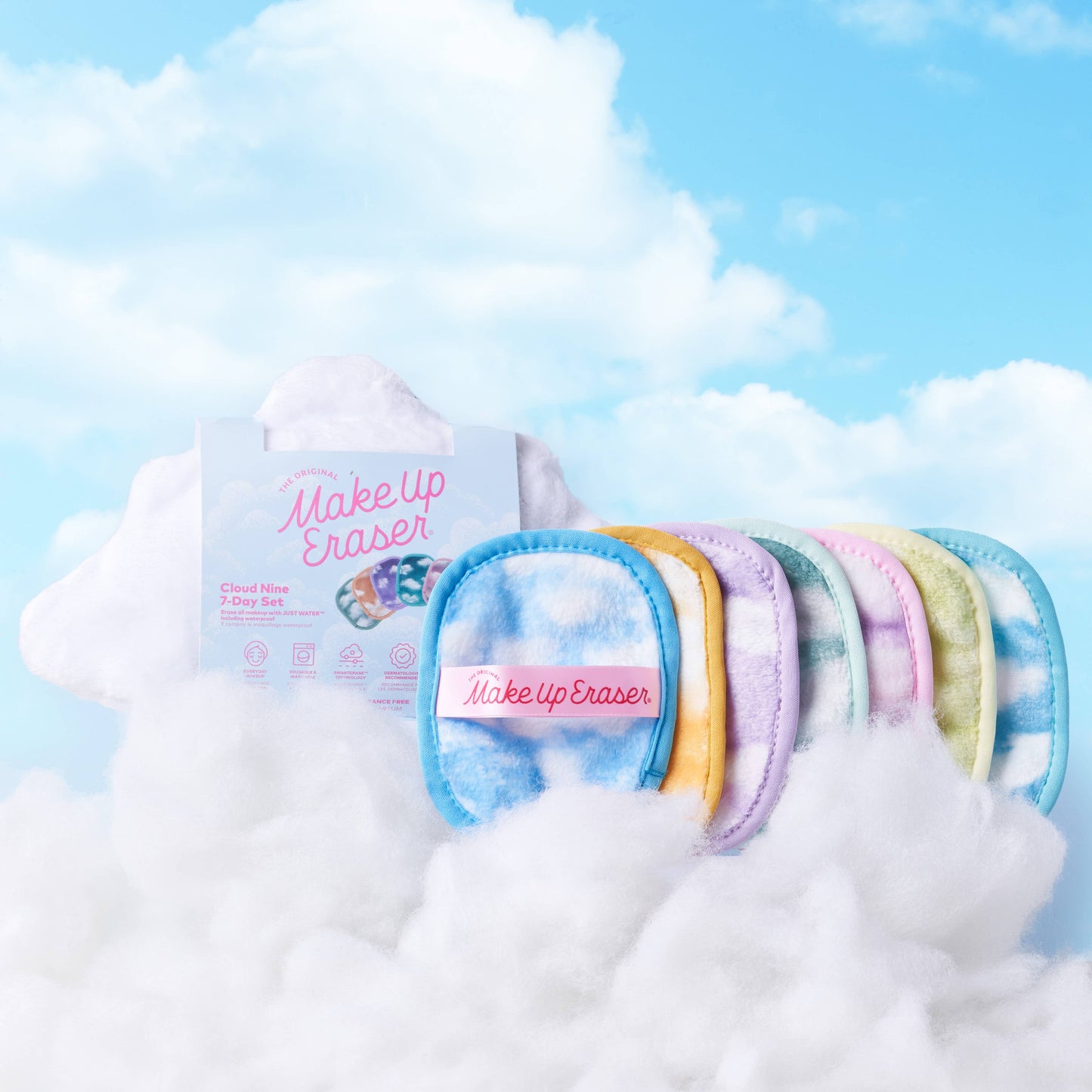 Cloud 9 MakeUp Eraser 7-Day Gift Set & Cosmetic Bag