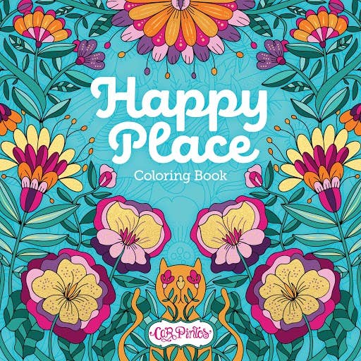Happy Place Coloring Book