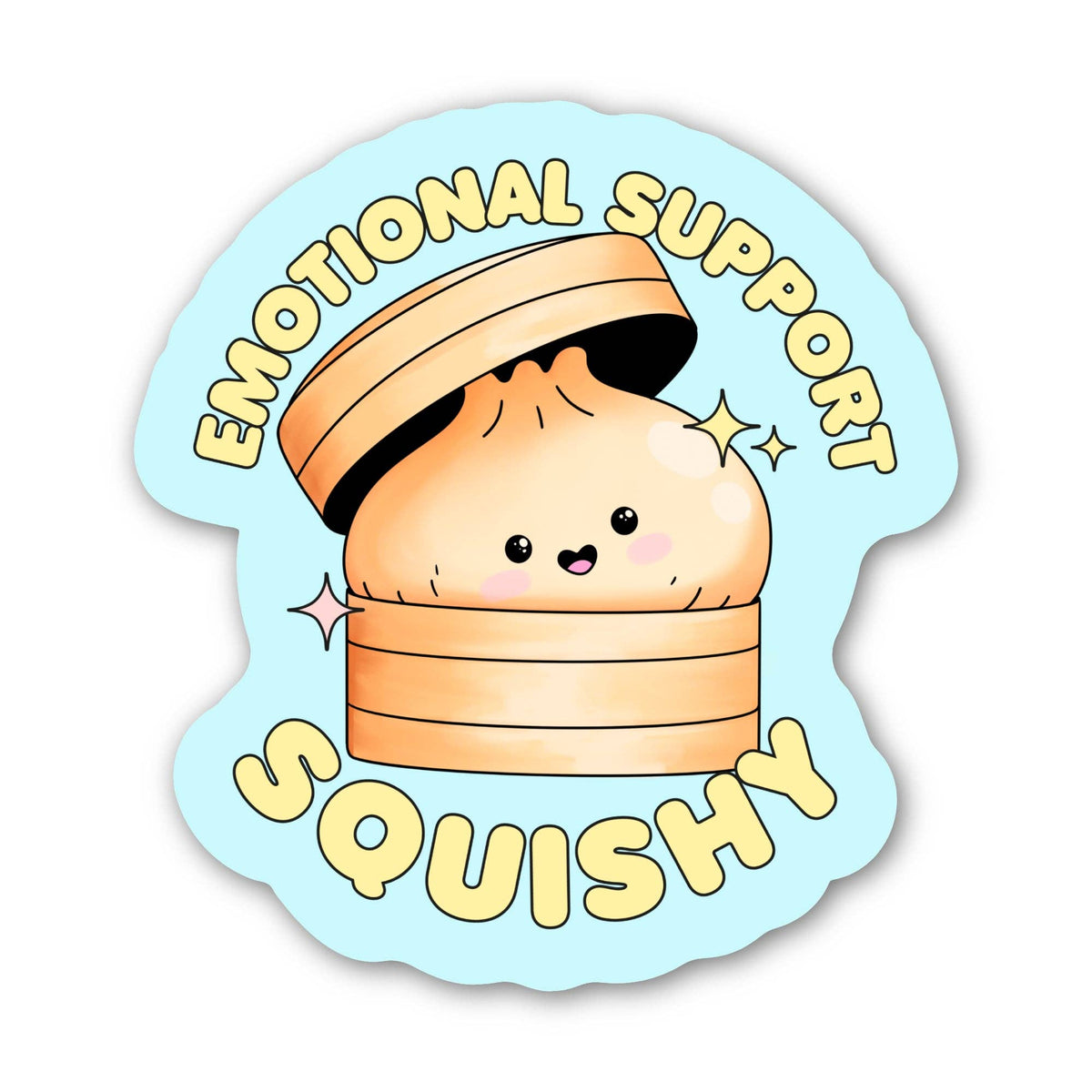 Emotional Support Squishy Sticker
