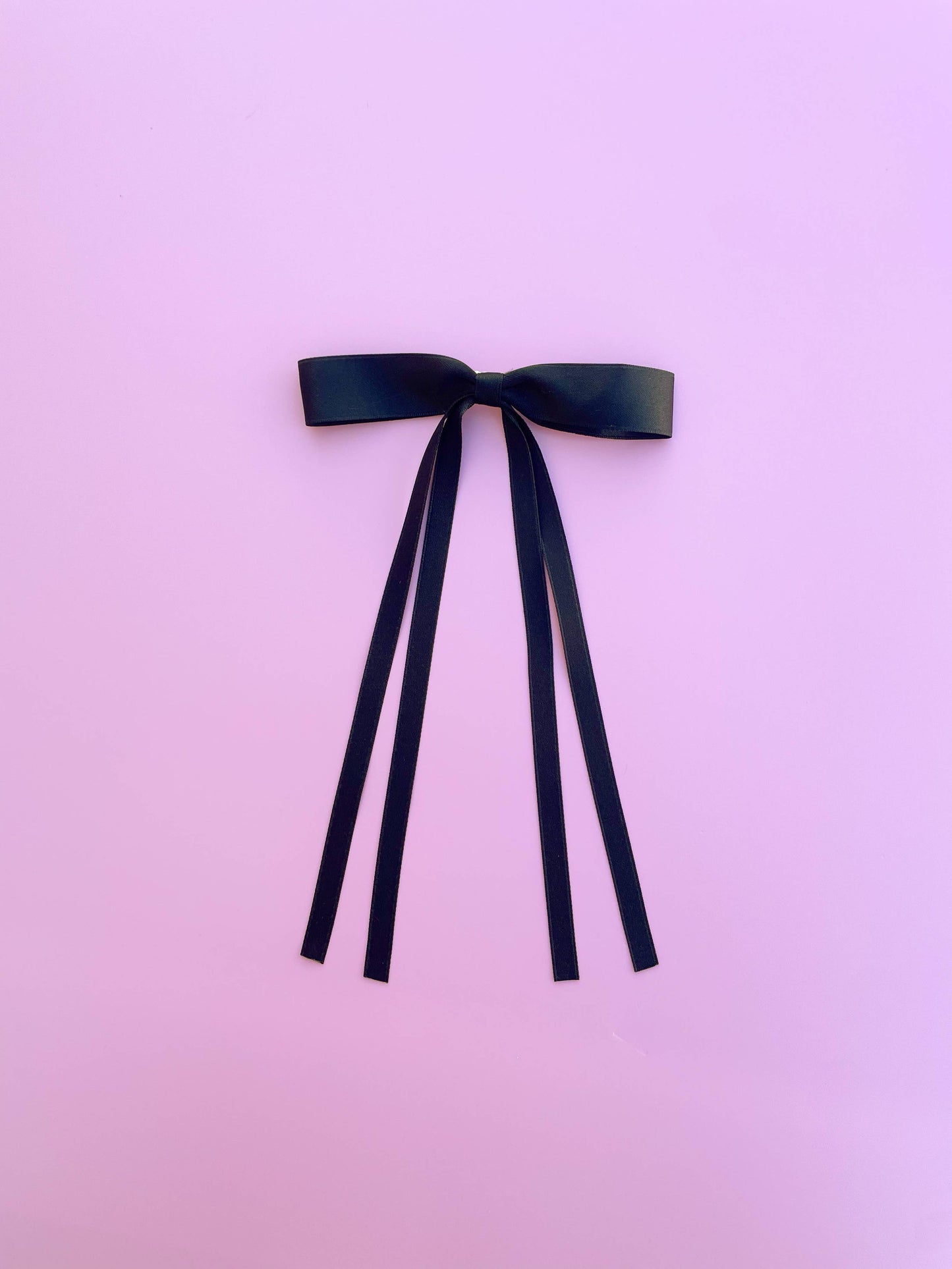 Satin Ribbon Hair Bow Clip