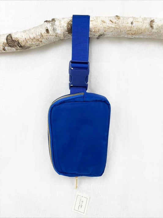 Solid Color Crossbody Fanny Pack Belt Bag