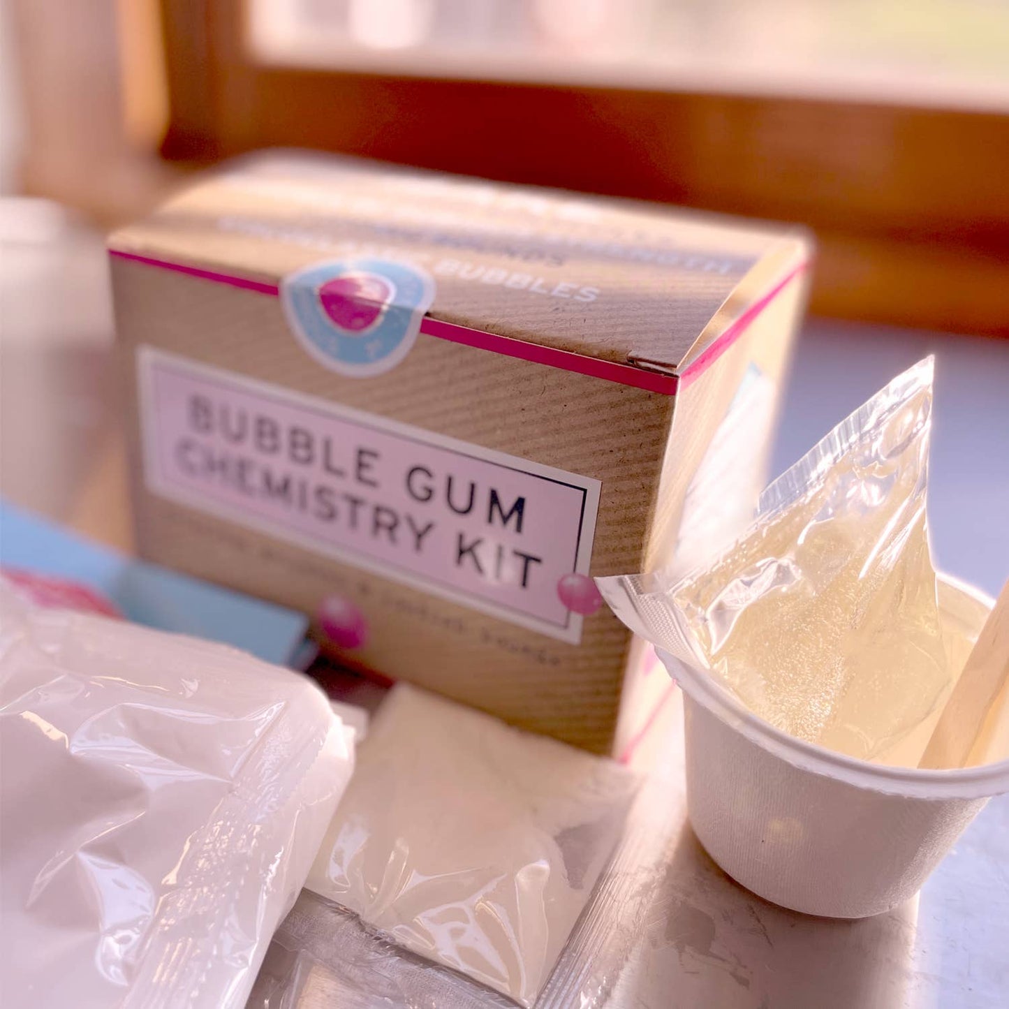 Bubble Gum Chemistry Kit |
Make your Own Bubble Gum STEM Kit