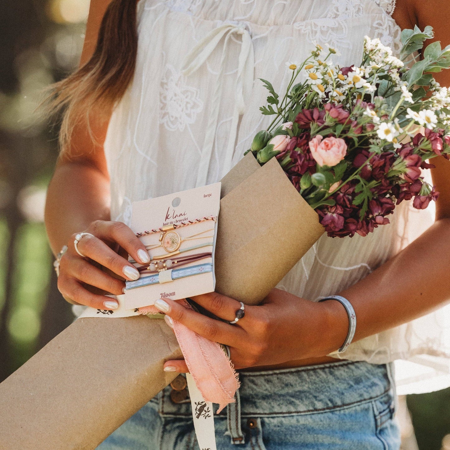 "Bloom" Hair Tie Bracelets