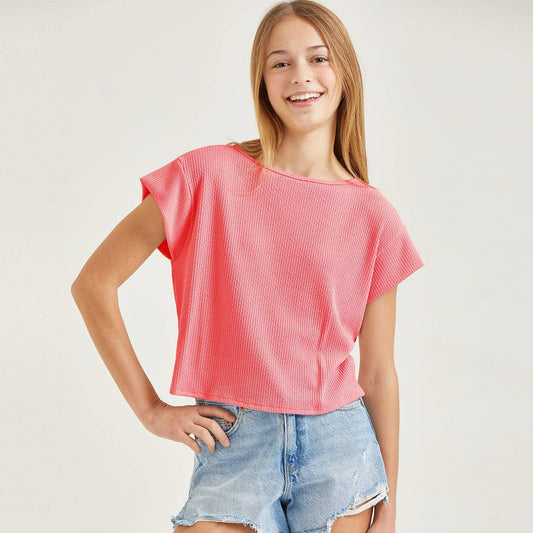 Cap Sleeve Crop Top