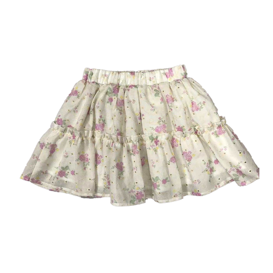 Flower Print Skirt