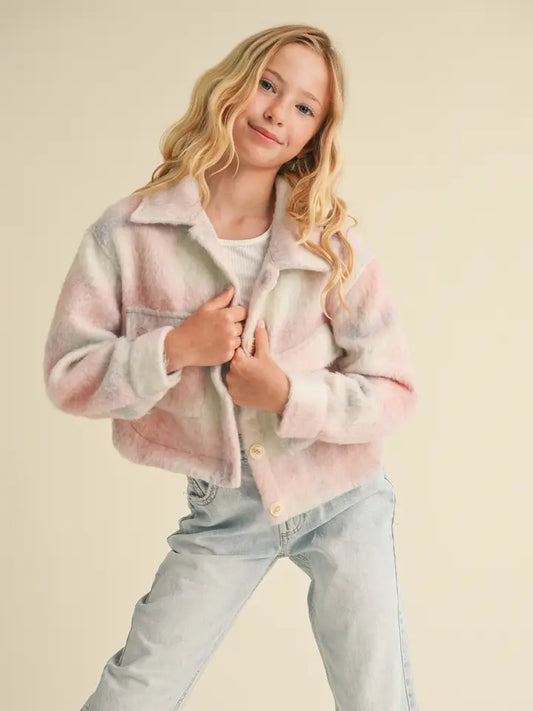 girls cropped jacket