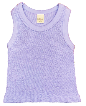 Smocking Sleeveless Tank