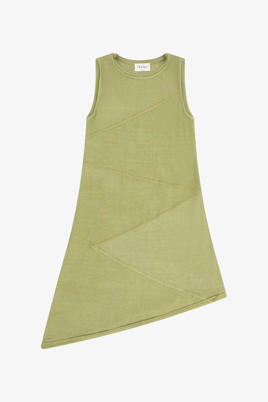 Ribbed Asymmetrical Dress