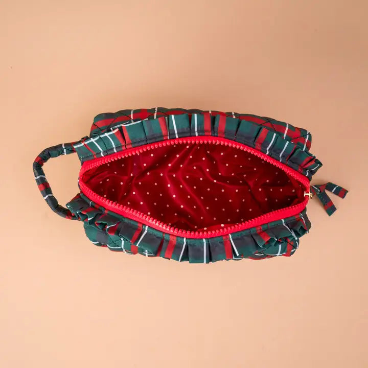Essential Quilted Cosmetic Pouch