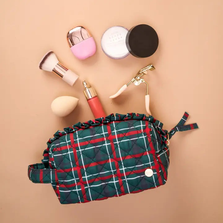 Essential Quilted Cosmetic Pouch