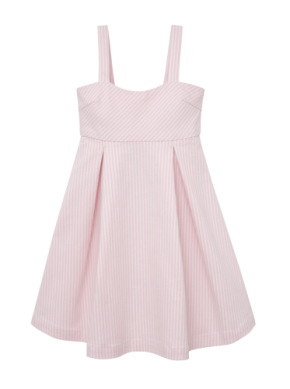 Meredyth Pink Stripe Dress