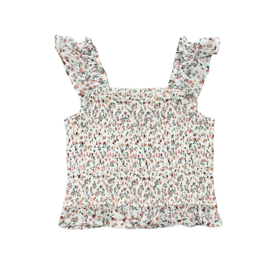 Wildflower Smocked Ruffle Tank